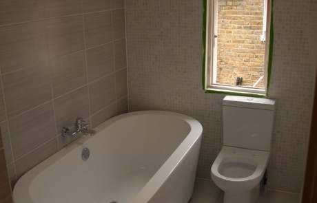 After image from the Bathroom and brickwork repairs project