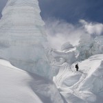 Climbing through the Ice Fall