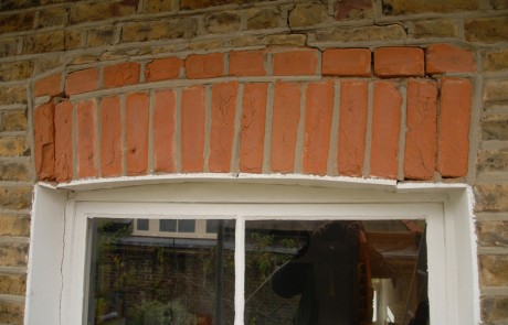 Before image from the Brickwork and pointing repairs project