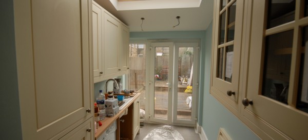 Kitchen nearing completion