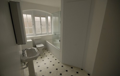 The completed bathroom