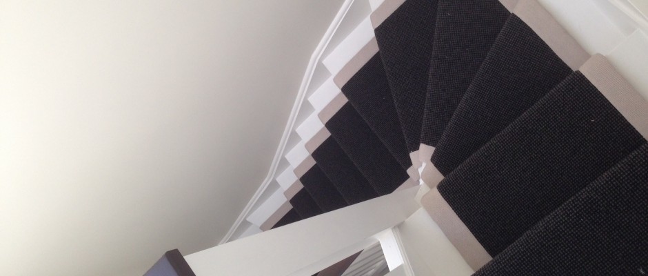 The completed staircase to the loft conversion in Barnes
