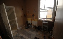 Stripping out this bathroom in Earlsfield to make way for the new one