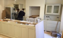 kitchen in Shepherds Bush is nearly complete