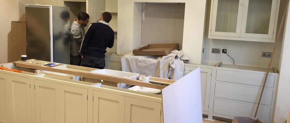 deVOL kitchens, Residential building project in Shepherds Bush, carpentry, kitchen fitting