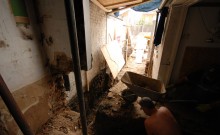 Digging the foundation trenches in Earlsfield for the rear extension