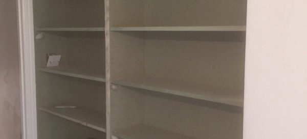MDF bookshelves in Putney